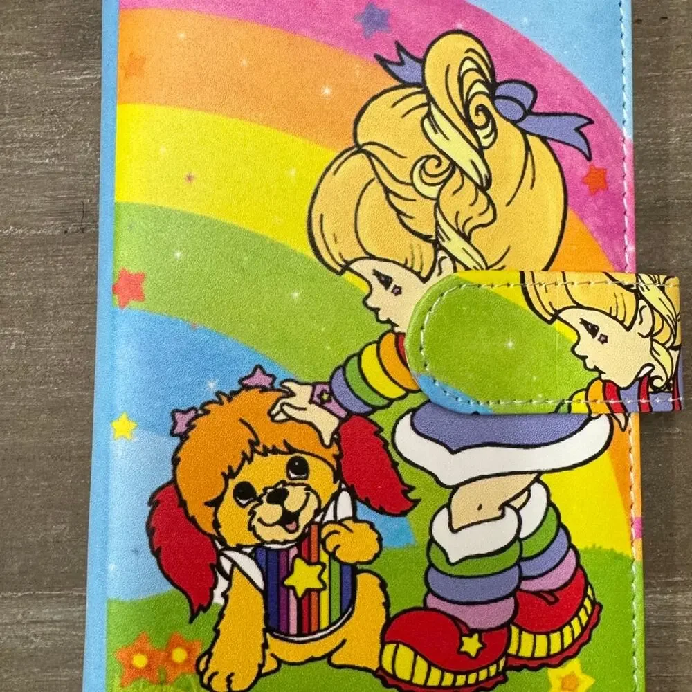 Rainbow Brite ring binder